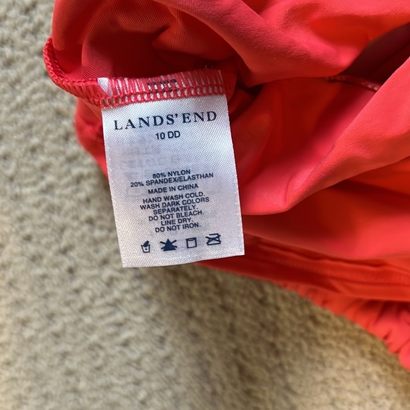 Coral tankini top - Picture 2 of 2